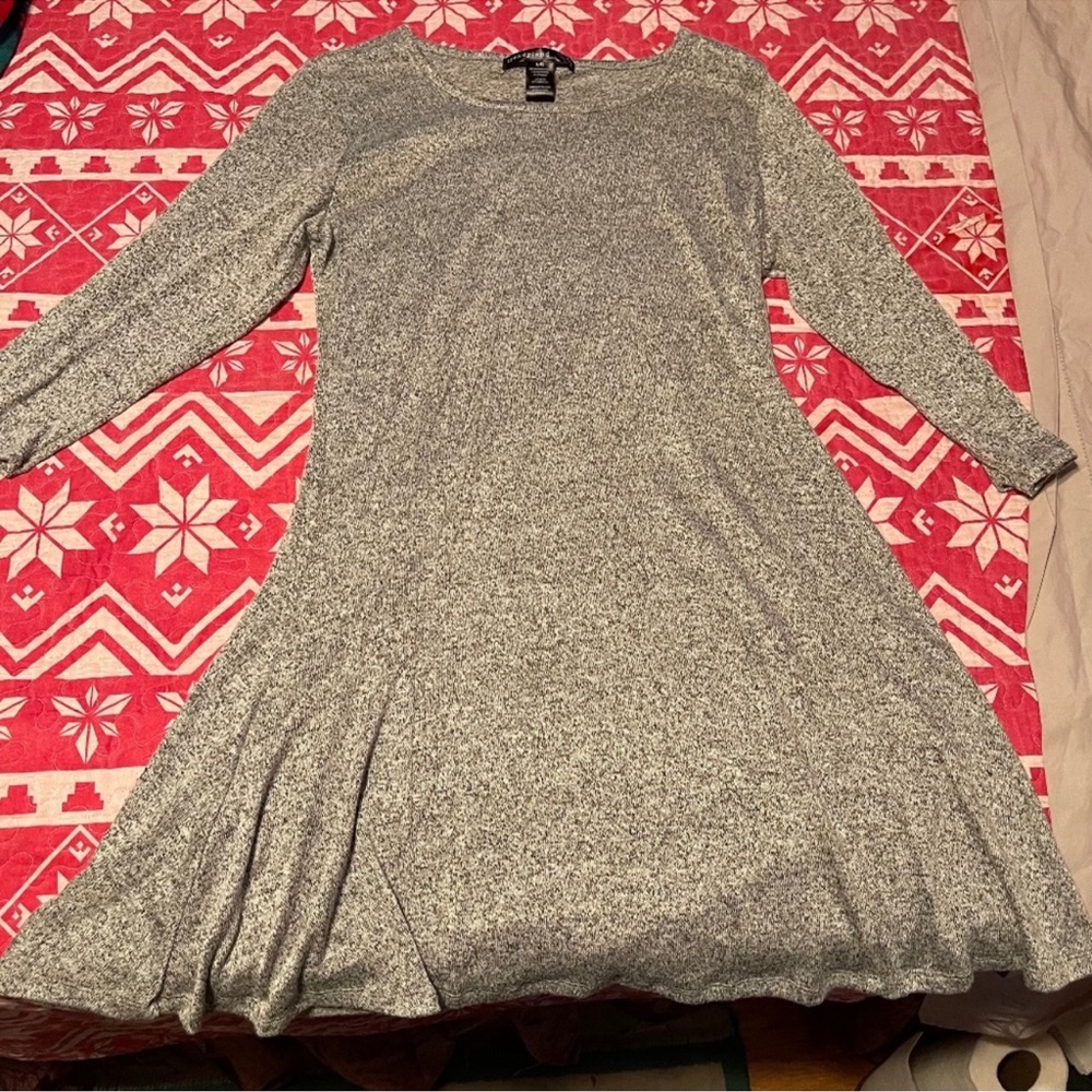 Trendyland Grey Fit and Flare Dress
